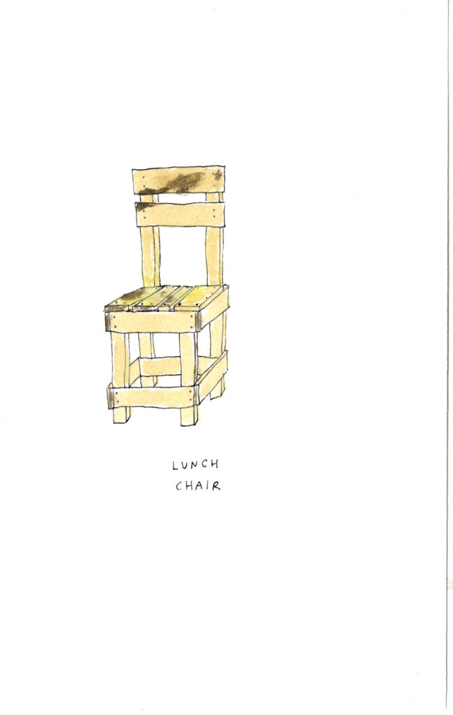 ART CHAIRS DRAWING TUSCANY VILLA LENA