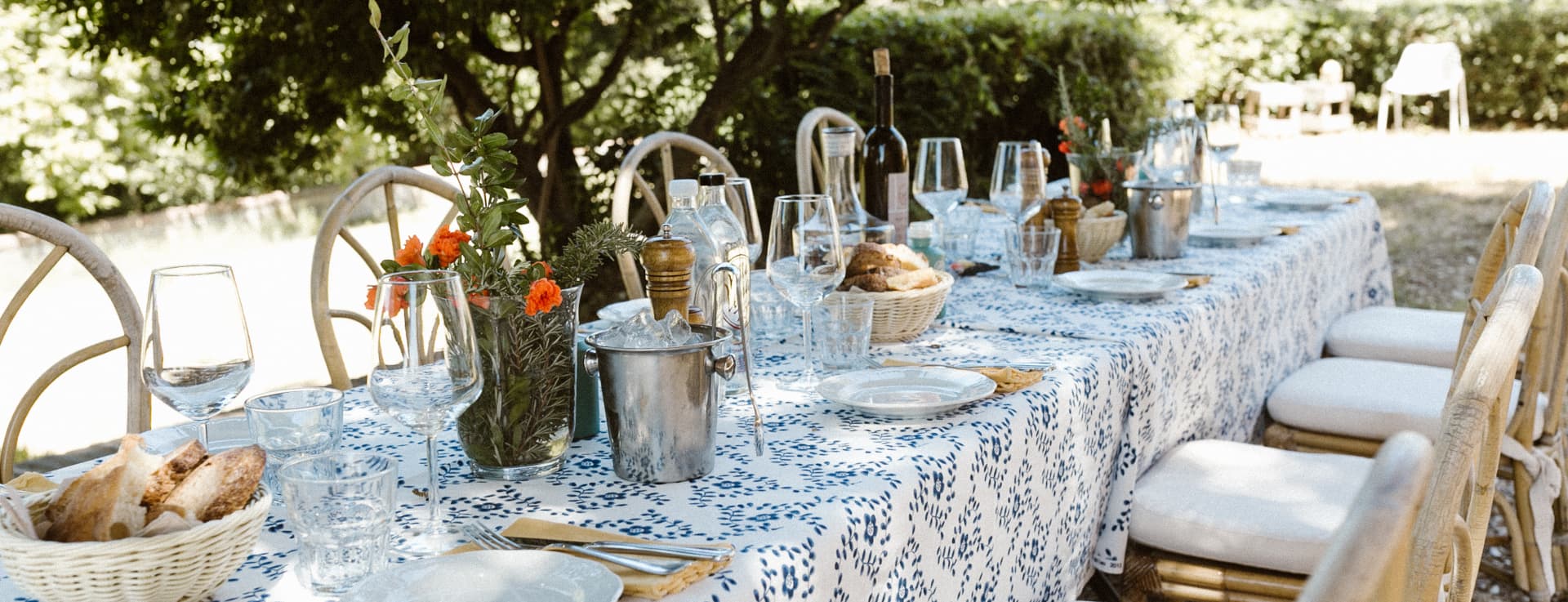 Gina Spinelli Villa Lena Creative Retreat Summer 2021 Villa garden lunch 10