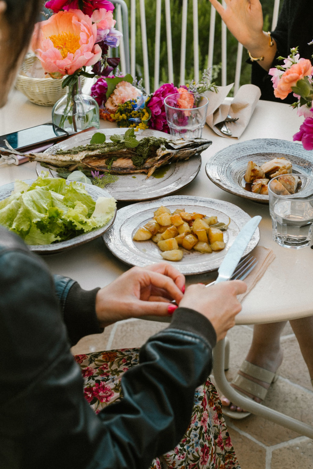 Gina Spinelli Villa Lena Creative Retreat Summer 2021 San Michele restaurant terrace 5