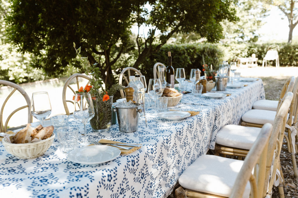 Gina Spinelli Villa Lena Creative Retreat Summer 2021 Villa garden lunch 10